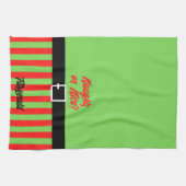 Naughty oder Nice Geschirrtuch (Horizontal)