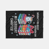 Naughty oder Nice hängt von meinem aktuellen Kapit Fleecedecke (Vorderseite (Horizontal))