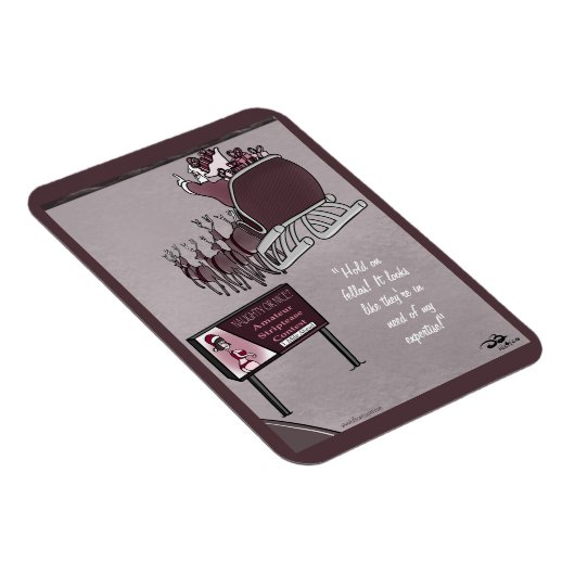 Naughty oder Nice Holiday Magnet (Rechte Seite)