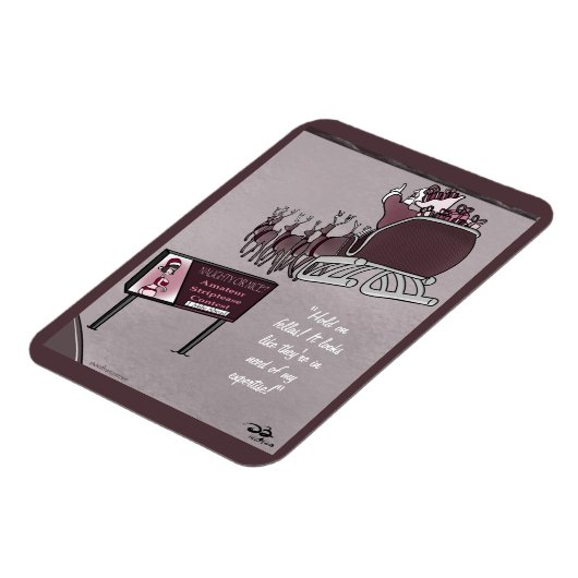 Naughty oder Nice Holiday Magnet (Linke Seite)