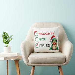 Naughty oder Nice Kissen