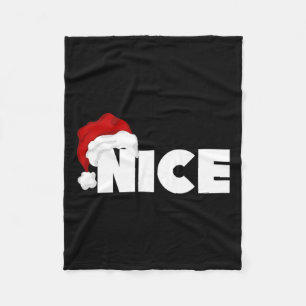 Naughty oder Nice Matching Weihnachten Weihnachten Fleecedecke