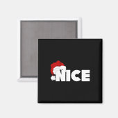 Naughty oder Nice Matching Weihnachten Weihnachten Magnet (Vorderseite/Rückseite)