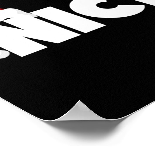 Naughty oder Nice Matching Weihnachten Weihnachten Poster (Ecke)