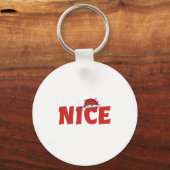 Naughty oder Nice Matching Weihnachtspaare Kostüm Schlüsselanhänger (Vorderseite)
