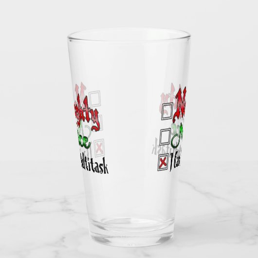 Naughty oder Nice Multitasker Edition Glas (Links)