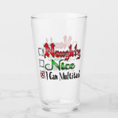 Naughty oder Nice Multitasker Edition Glas (Vorderseite)