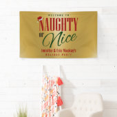 Naughty oder Nice Party Banner (Insitu)