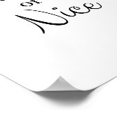 Naughty oder Nice Poster (Ecke)