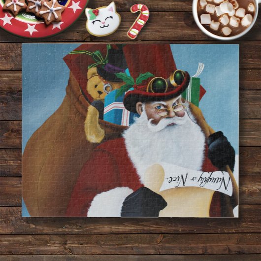 Naughty oder Nice Santa List Puzzle
