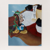 Naughty oder Nice Santa List Puzzle (Vertikal)
