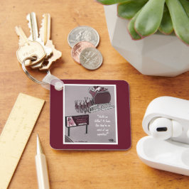 Naughty oder Nice Schlüsselanhänger