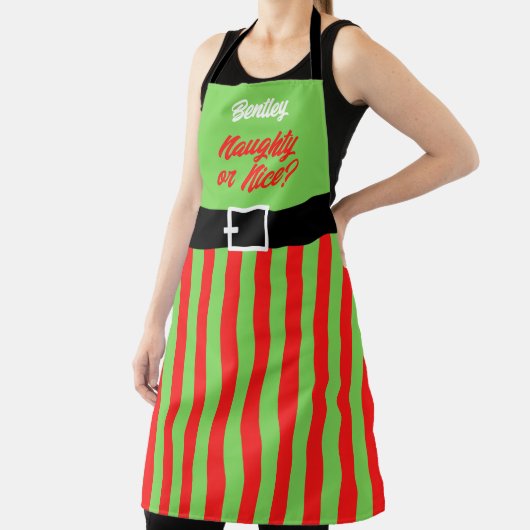 Naughty oder Nice Schürze (InSitu)