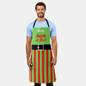 Naughty oder Nice Schürze (Getragen)