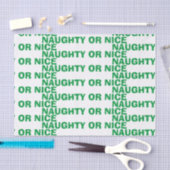 Naughty oder Nice Seidenpapier (Handwerk)