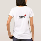 Naughty oder Nice T-Shirt (Rückseite)