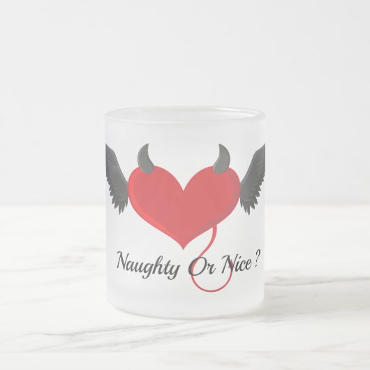 Naughty oder Nice Tasse (Mittel)
