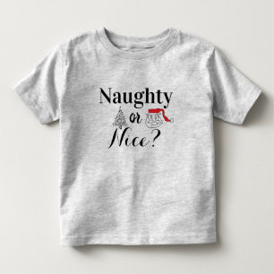 Naughty oder NIce? Weihnachts-T - Shirt