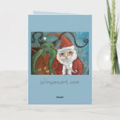 Naughty oder Nice Whimsical Art Weihnachten (Rückseite)