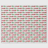 Naughty oder Nice Wrapping Paper Geschenkpapier (Flach)