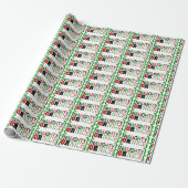 Naughty oder Nice Wrapping Paper Geschenkpapier (Ungerollt)