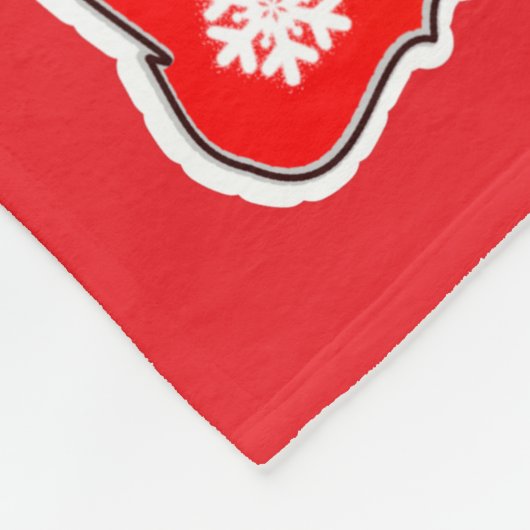 Naughty or nice, choose your list fleecedecke (Ecke)