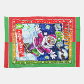 Naughty or nice, choose your list geschirrtuch (Horizontal)