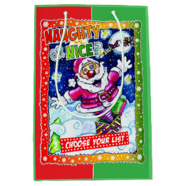 Naughty or nice, choose your list mittlere geschenktüte
