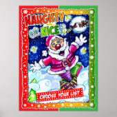 Naughty or nice, choose your list poster (Vorne)
