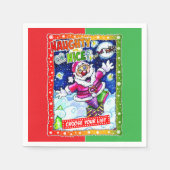 Naughty or nice, choose your list serviette (Vorderseite)