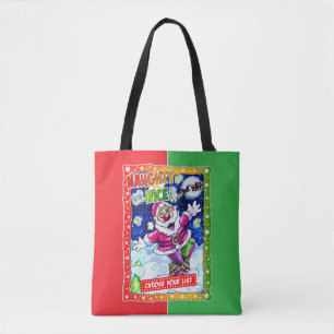 Naughty or nice, choose your list tasche
