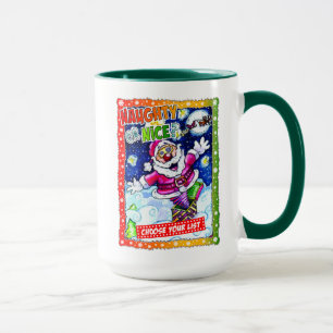 Naughty or nice, choose your list tasse