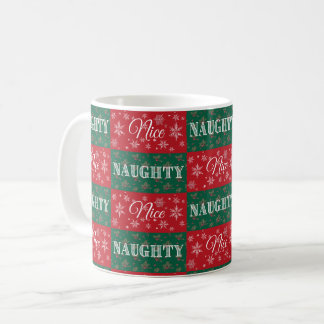 Naughty-or-Nice-Liste Weihnachten Kaffeetasse