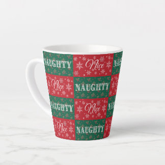 Naughty-or-Nice-Liste Weihnachten Milchtasse