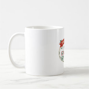 Naughty or Nice Liste Weihnachtstypografie Kaffeetasse