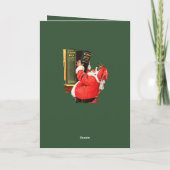 Naughty or Nice Lists Christmas Fun Vector Ar Karte (Rückseite)