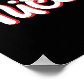 Naughty Or Nice Matching Christmas Couples Costume Poster (Ecke)