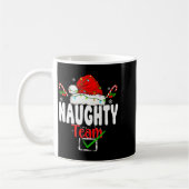 Naughty Or Nice Team Matching Christmas Pajama Men Kaffeetasse (Links)