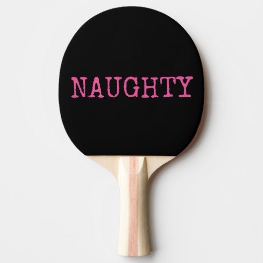 NAUGHTY Ping Pong Paddles Tischtennis Schläger (Vorderseite)