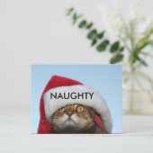 NAUGHTY POSTKARTE (Stehend Vorderseite)