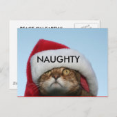 NAUGHTY POSTKARTE (Vorne/Hinten)