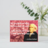 Naughty Presidential Valentine Feiertagspostkarte (Stehend Vorderseite)