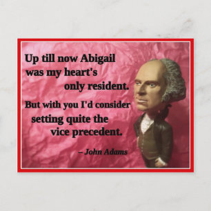 Naughty Presidential Valentine Feiertagspostkarte
