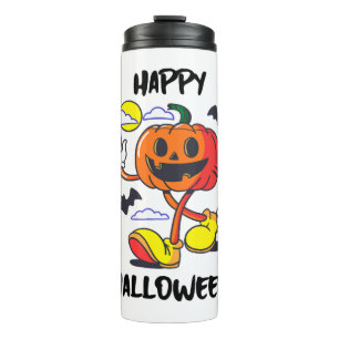 Naughty Pumpkin Happy Halloween-Geschenk Thermosbecher