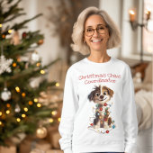 Naughty Puppy Christmas Chaos Coordinator Sweatshirt