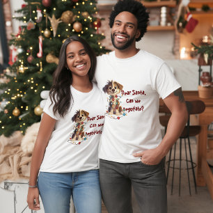 Naughty Puppy Santa Negotiations T-Shirt