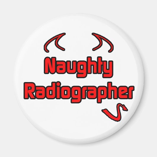 Naughty Radiographer Magnet (Vorne)