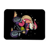 Naughty Santa Claus Magnet (Horizontal)