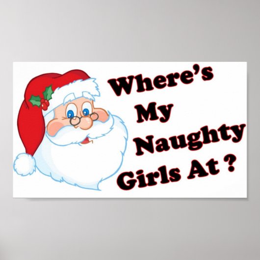 Naughty Santa Full Poster (Vorne)