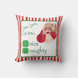 Naughty Santa Kissen